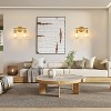 POWLIG Modern Vanity Light - Dimmable Bathroom Fixture with Clear Cone Glass Shades for Bedroom, Makeup Mirror Lighting - 4 of 4