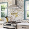 Cobbe Pot Filler Faucet Brushed Gold Wall Mounted Folding Kitchen Mixer Hob Mixer with Double Section Swing Arms - 3 of 4