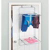 mDesign Collapsible Foldable Laundry Drying Rack, 2 Shelves - image 3 of 4