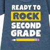- Instant Message - Ready To Rock Second Grade Graphic Short Sleeve Fleece Dress - 2 of 4