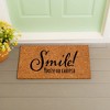 28" x 16" Nature Coir Mat, Smile - 2 of 4