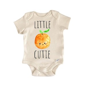 Little Cutie Orange Fruit - Baby Boy Girl Clothes Infant Onesie® Funny Cute Newborn GS1 BBY - 1 of 1