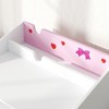 Yinvani Pink Kids Desk and Chair Set with Storage Drawer, for kids 3-6 Years Old - 3 of 4