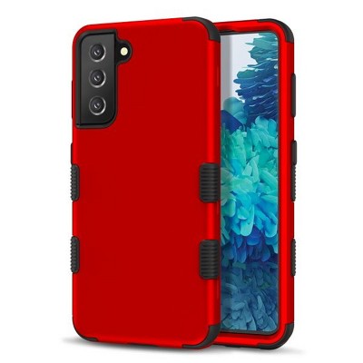 MyBat Pro TUFF Series Case Compatible With Samsung Galaxy S21 Plus - Red