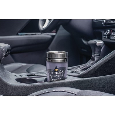 Elanze Designs Most Wonderful Time of Year Witch Hat 16 ounce Stainless Steel Travel Tumbler