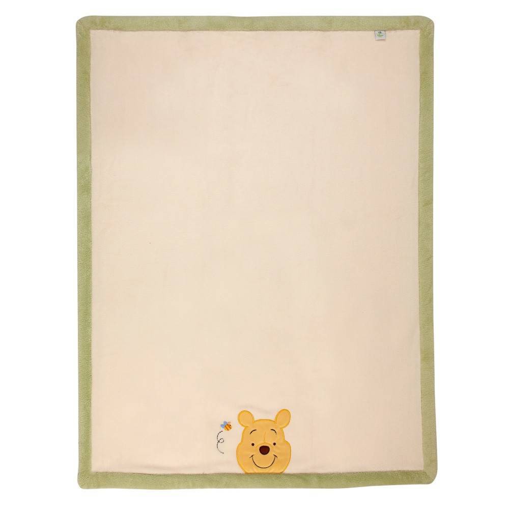 UPC 085214098081 product image for Disney Winnie The Pooh Peeking Pooh Super Soft Appliqued Baby Blanket | upcitemdb.com