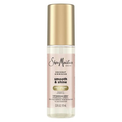 SheaMoisture Coconut and Hibiscus Smooth + Shine Hair Oil - 3.3 fl oz