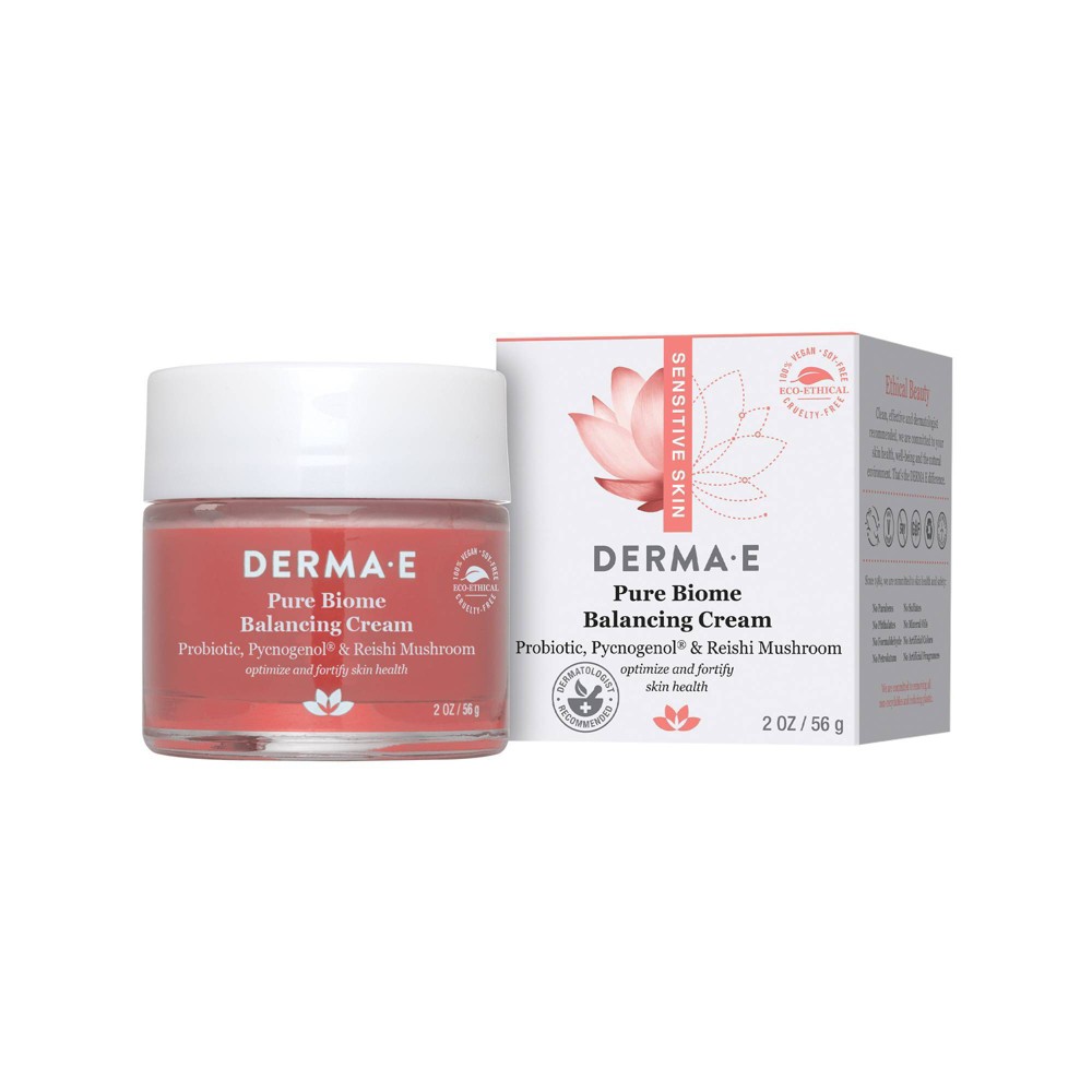 derma e Pure Biome Face Moisturizing Cream - 2 fl oz