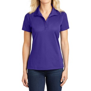 Mafoose Women's Short Sleeve Sport-Wick Smooth Micropique Polo T-shirt - 1 of 4