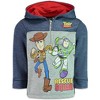 Disney Mickey Mouse Puppy Dog Pals Toy Story Cars Lion King Winnie the Pooh Monsters Inc. Fleece Half Zip Hoodie Toddler - 2 of 4