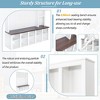 PAGED Freestanding Coat Racks with 13 Cubbies and Adjustable Shelves,Hall Tree with 6 Hooks,Entryway Furniture for Hanging Clothes - 4 of 4
