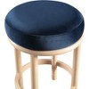 Meridian Furniture,Monette Navy Velvet Counter Stool - 3 of 4