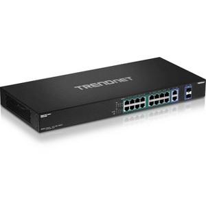 TRENDnet TPE-TG182F 18-Port Gigabit High Power PoE+ Switch - 1 of 4