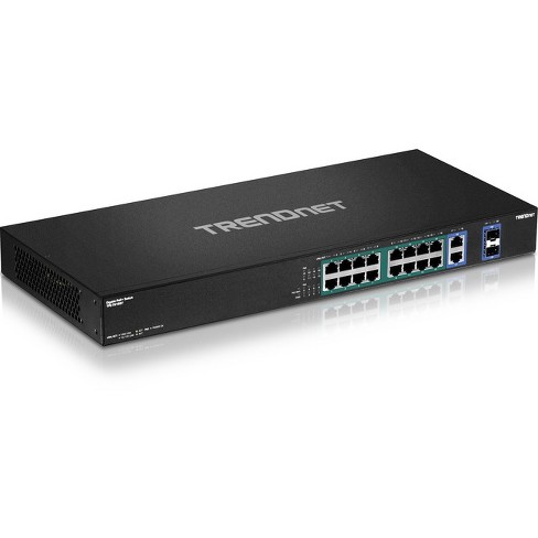 TRENDnet TPE-TG182F 18-Port Gigabit High Power PoE+ Switch - image 1 of 4