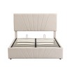 Full Size Upholstered Platform Bed with a Hydraulic Storage System - 4 of 4