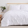 Southshore Fine Living Pinch Pleated Pintuck soft and easy care Duvet Cover Set with Shams - image 4 of 4