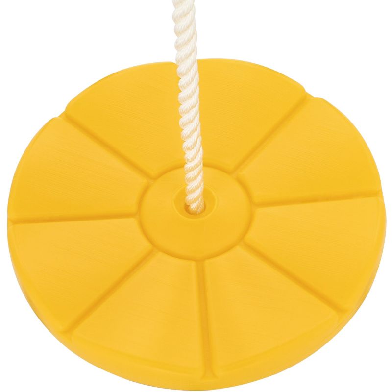 Gorilla Playsets Disc Swing with Rope - Yellow, 6 of 8