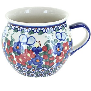 Blue Rose Polish Pottery 56 Vena Bubble Soup Mug - 1 of 1