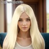 Unique Bargains Women's Straight Long Hair Wig High Temperature Fiber 1 Pc - 4 of 4