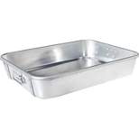 Winco Roast Pan with Straps, Aluminum,  18" x 24" - Silver