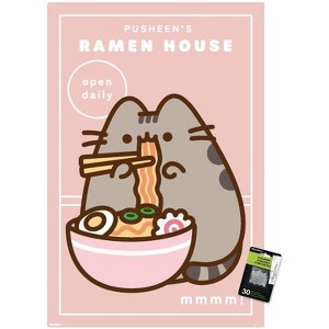 Trends International Pusheen: Bento Box - Ramen House Unframed Wall Poster Prints - 1 of 4