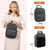 OPUX Insulated Lunch Box Boys Girls Kids Teens, Leakproof Cooler Bag Women Men Adults, Backpack Shape Tote, Back to School Gift - 2 of 4