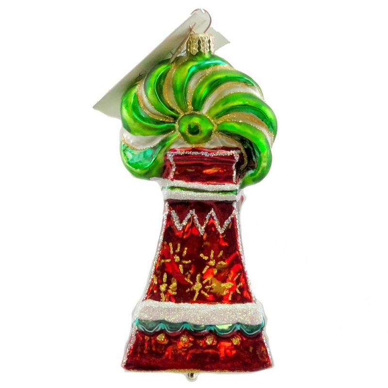 Christopher Radko Company 4.75 In Ribbon Ring Ding Ornament Christmas Bell Tree Ornaments, 2 of 3