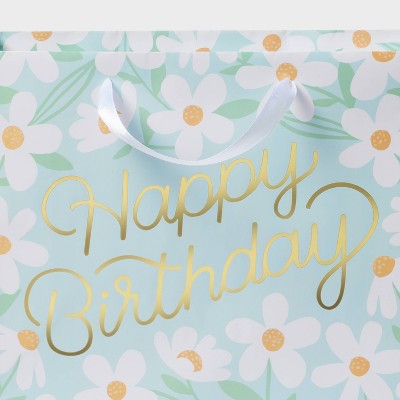 Happy Birthday Vogue Daisy Gift Bag - Spritz&#8482;