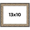 PosterPalooza | Photo Size Ornate Silver Picture Frame - UV Acrylic, Foam Board Backing, Hanging Hardware - 2 of 4