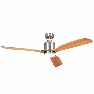 Kichler Lighting Ridley II 1 - Light Ceiling Fan in  Stainless Steel - 1 of 4