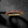 Pure Collection by Ross-Simons 0.33-0.30 ct. t.w. Ruby Eternity Band in 14kt Yellow Gold - 4 of 4