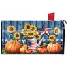 Briarwood Lane American Autumn Primitive Magnetic Mailbox Cover Fall Patriotic Floral Standard - 3 of 3