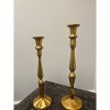 Slickblue Rustic Antique Finish Gold Taper Candle Holder - Large and Small Sizes - image 3 of 4