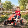 Qaba Pedal Go Kart for Kids, Go Cart with Adjustable Seat, EVA Wheels, for Boys & Girls Aged 3-8 Years Old - 3 of 4