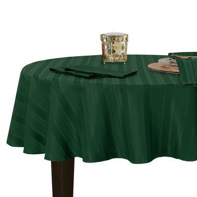 Elrene Denley Stripe Jacquard Stain Resistant Tablecloth ~ Elrene Home Fashions