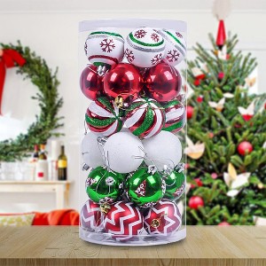 30pc Unique and Sparkling Christmas Bauble Set, Holiday Tree Set| OrnamentallyYou - 1 of 4