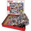Hart Puzzles: Ski Patches by Steve Smith, 24" x 30", 1000 Piece Puzzle - 3 of 4