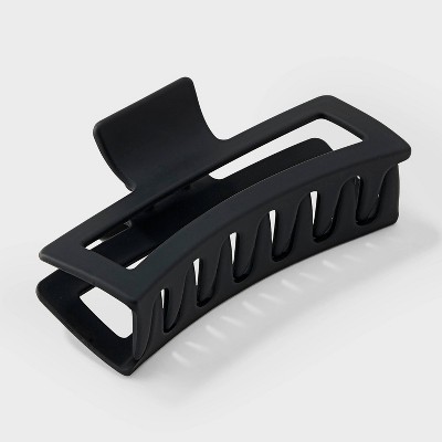 XL Claw Plastic Cutout Hair Clip - Universal Thread™ Black