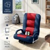 Best Choice Products 360-Degree Swivel Gaming Floor Chair w/ Armrest Handles, Foldable Adjustable Back - 3 of 4
