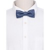 INSPIRE CHIC Elerevyo Men's PU leather Pre-tied Adjustable Bow Tie - 4 of 4