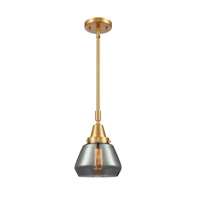 Fulton - 1 Light Stem Hung Mini Pendant In Industrial Style-10.13 Inches Tall and 7 Inches Wide