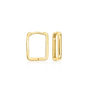 Pure Collection by Ross-Simons Italian 14kt Yellow Gold Square Huggie Hoop Earrings - 1 of 4