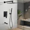PROOX 2-Handle 3-Spray Wall Mount Tub and Shower Faucet with Handheld Shower Head - 2 of 4