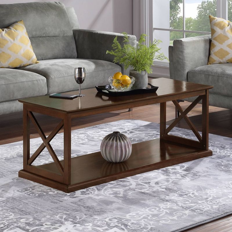 Coventry Coffee Table with Shelf Espresso - Breighton Home, 2 of 7