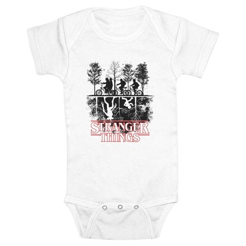 Infant's Stranger Things 85 Character Stripes Onesie - White - 18 Months :  Target