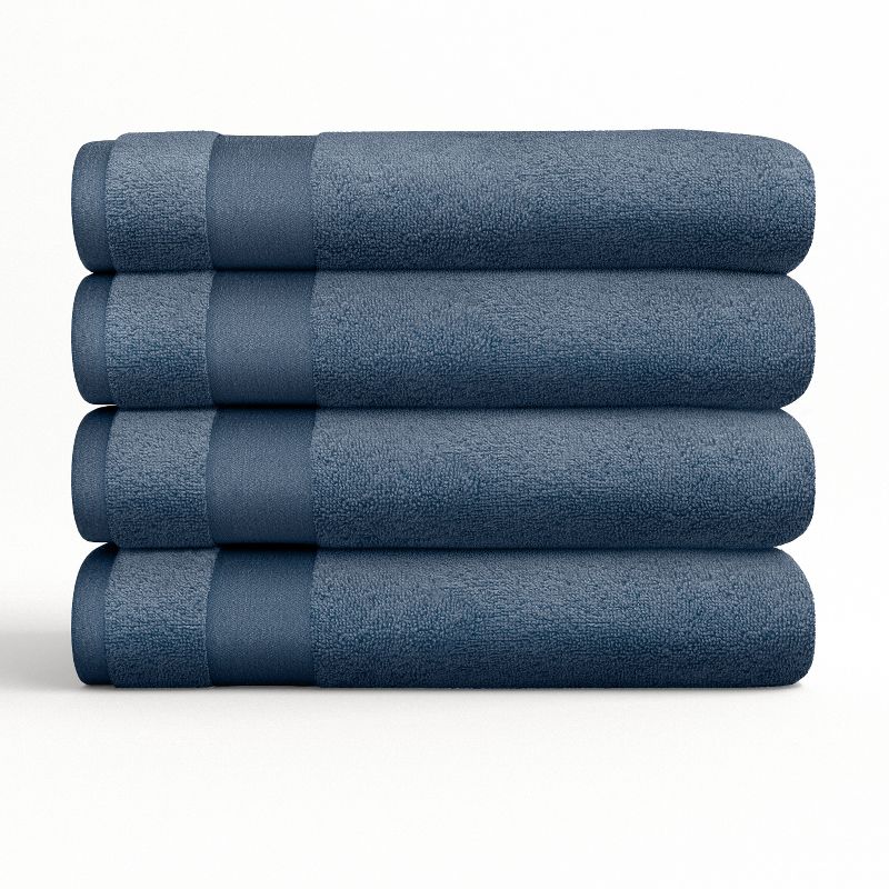 Set Of 4 Bath Towels, 100% Super Plush Premium Cotton - Becky Cameron, 4 of 17