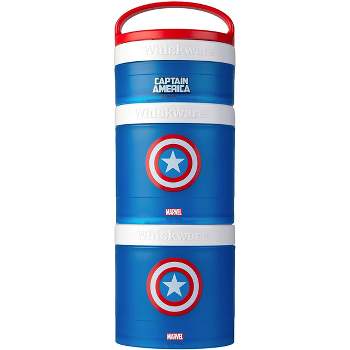 Whiskware Marvel Stackable Snack Pack Containers