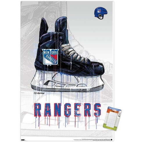 Trends International Nhl New York Rangers - Adam Fox Feature Series 23  Framed Wall Poster Prints : Target