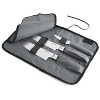 Babish High-Carbon 1.4116 German Steel 3-Piece Cutlery Set (Chef Knife, Bread Knife, & Pairing Knife) w/Knife Roll - 3 of 3