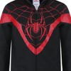 Marvel Miles Morales Spider-Man Boys Zip Up Hooded Sweatshirt for Toddlers and Big Kids - 3 of 4